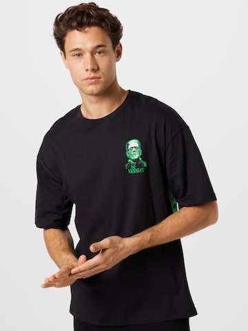 JACK & JONES Bluser & t-shirts 'Frankenstein' i sort: forside