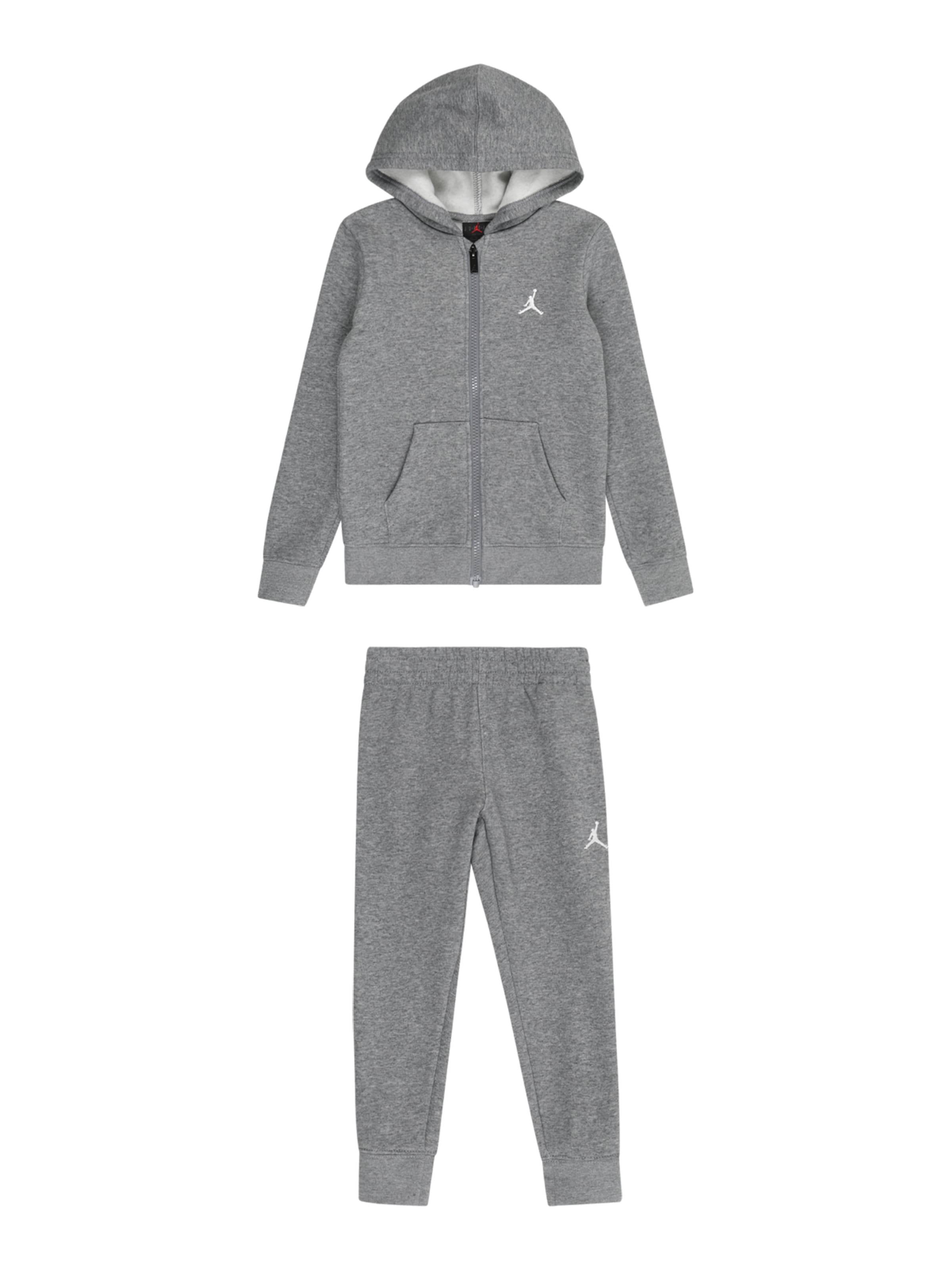 Jordan Joggingová souprava 'BRKLYN' – šedá: přední strana