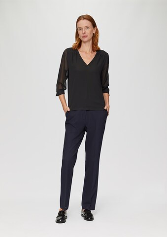 s.Oliver BLACK LABEL Blouse in Black