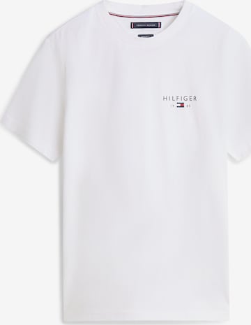 TOMMY HILFIGER - Camisa 'BRAND LOVE' em branco: frente