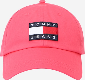 Tommy Jeans Кепка 'HERITAGE' в Ярко-розовый
