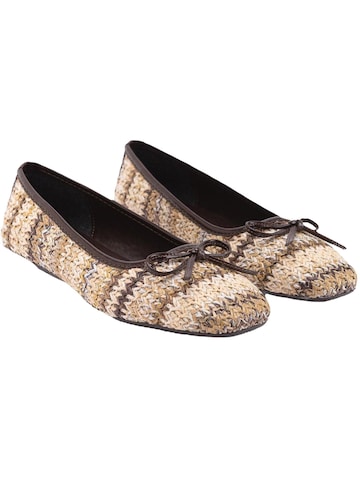 Ballerina con cinturino 'Fridah' di Limoya in marrone