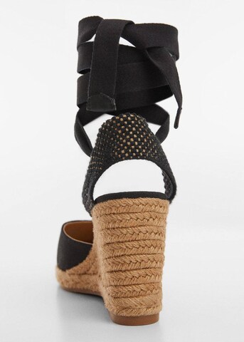 MANGO Espadrilles 'Georgina' in Black