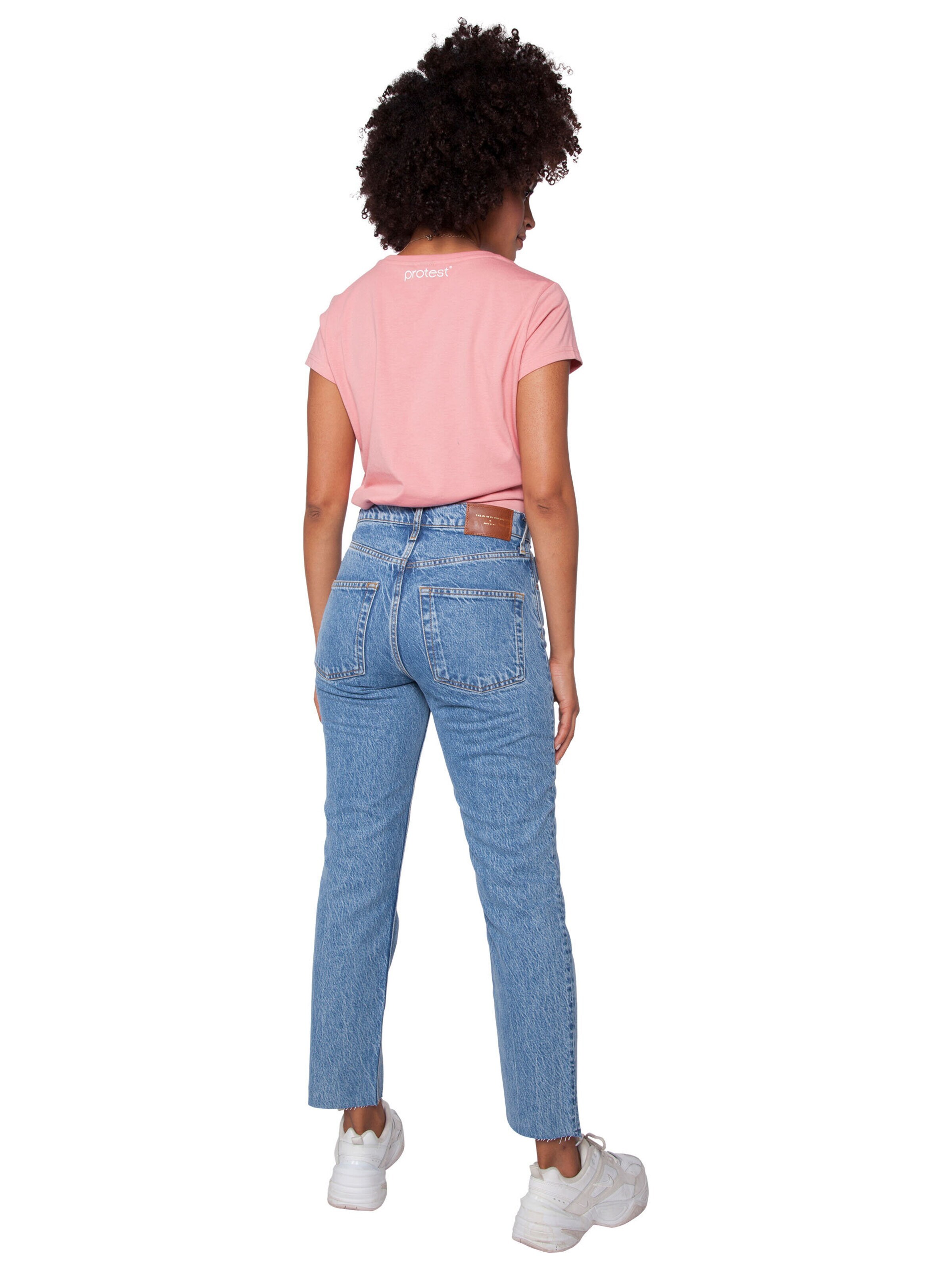 PROTEST Shirt 'CLASSIC LOGO T-SHIRT' in Roze