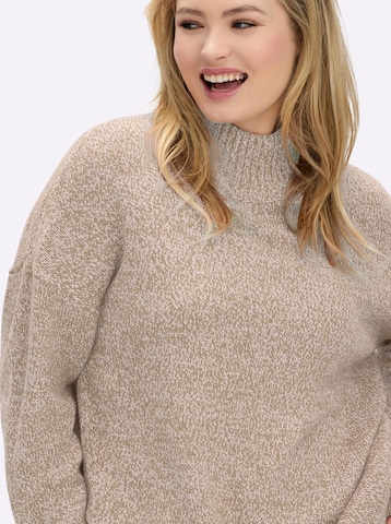 SHEEGO Svetr – hnědá