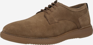 ABOUT YOU Schnürschuh 'Luke' in Braun: Vorderseite