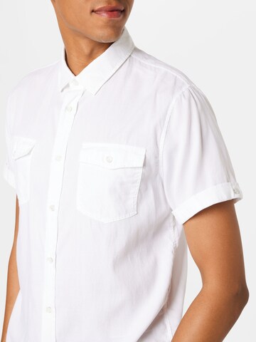 CAMP DAVID Regular fit Button Up Shirt in White