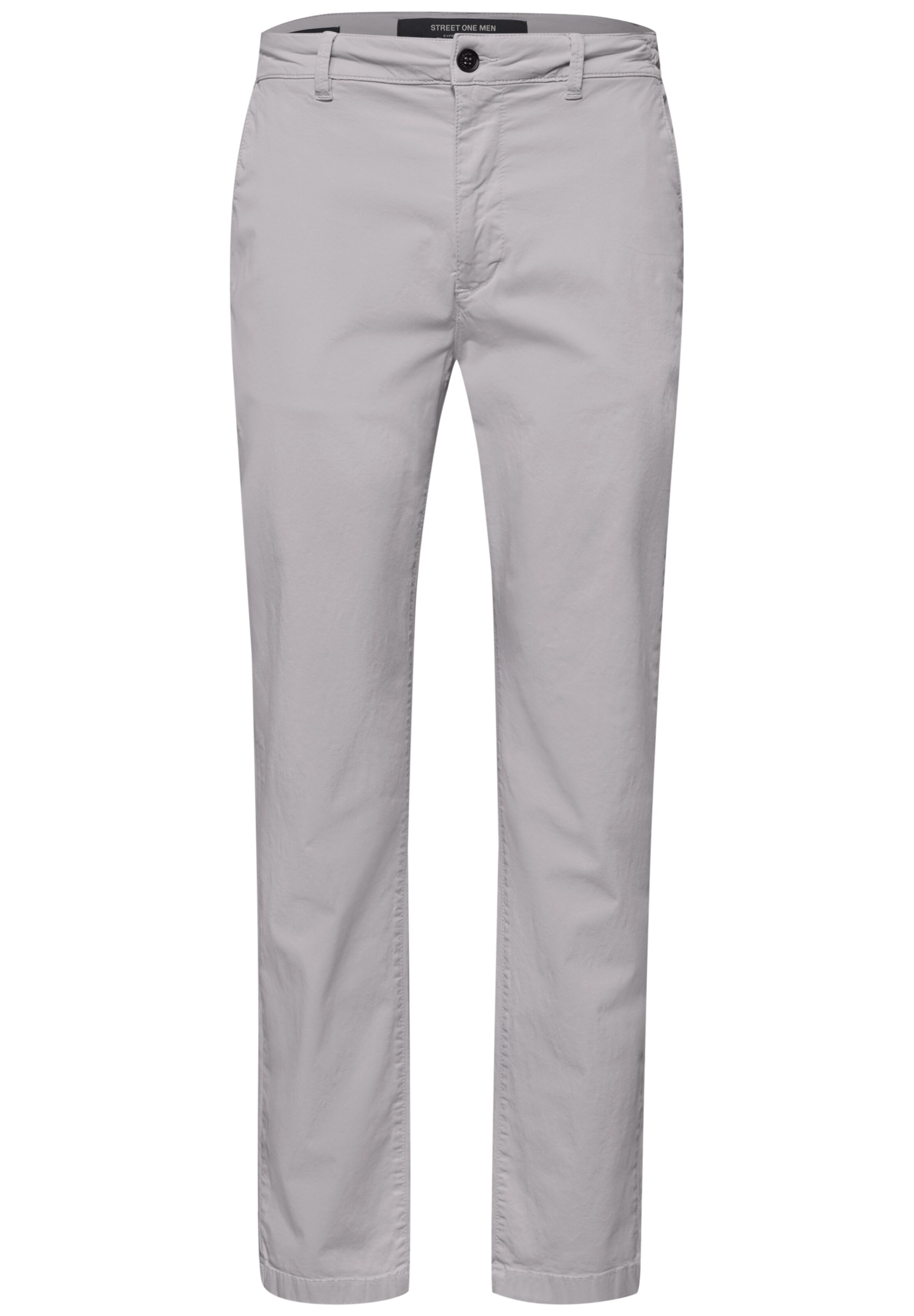 Street One MEN Chino Pants in Grey: front