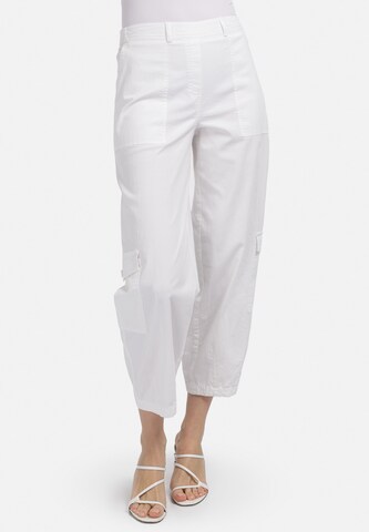 Loosefit Pantalon HELMIDGE en blanc : devant