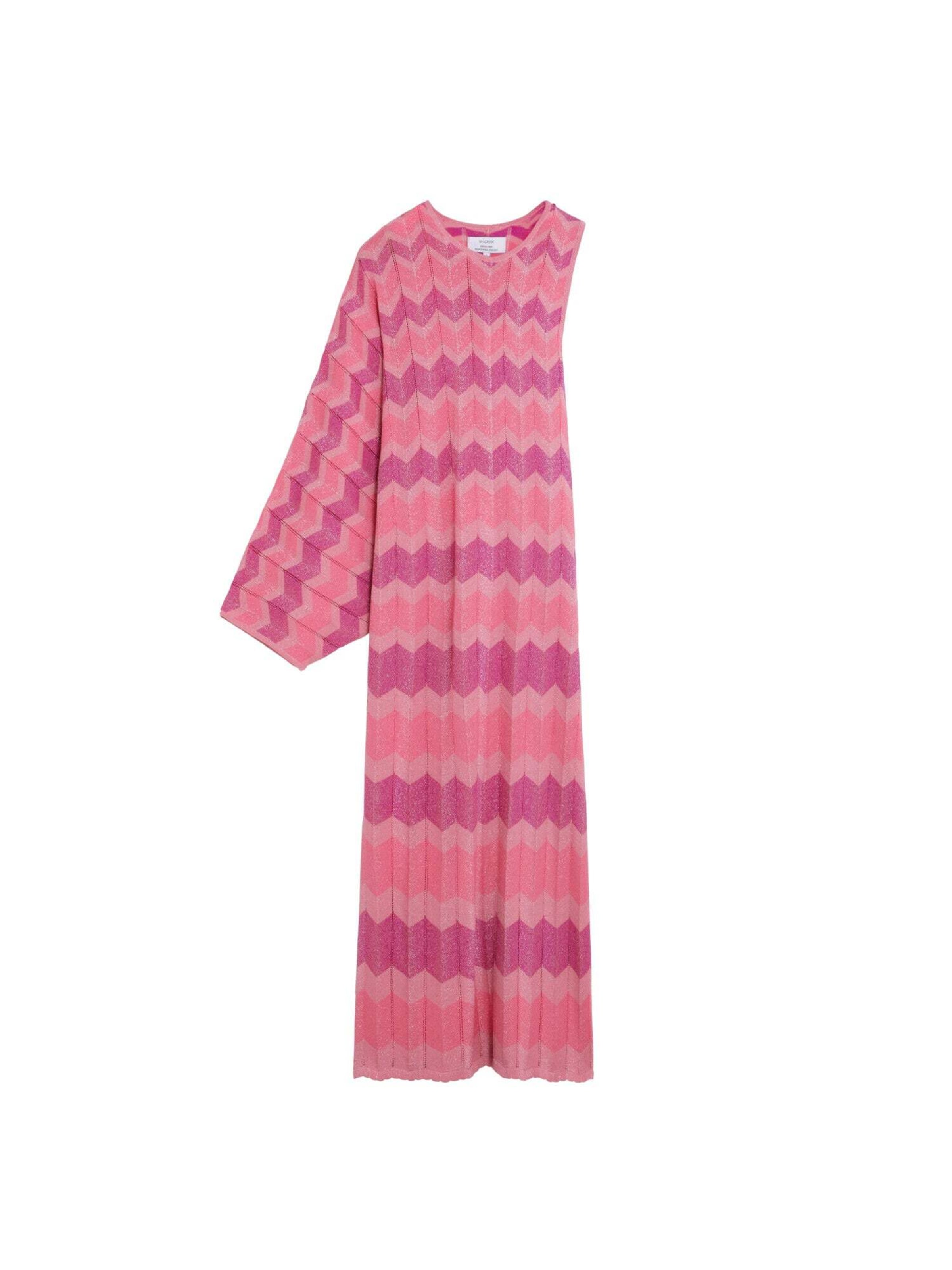 Scalpers Knit dress 'Ziggy' in Pink: front