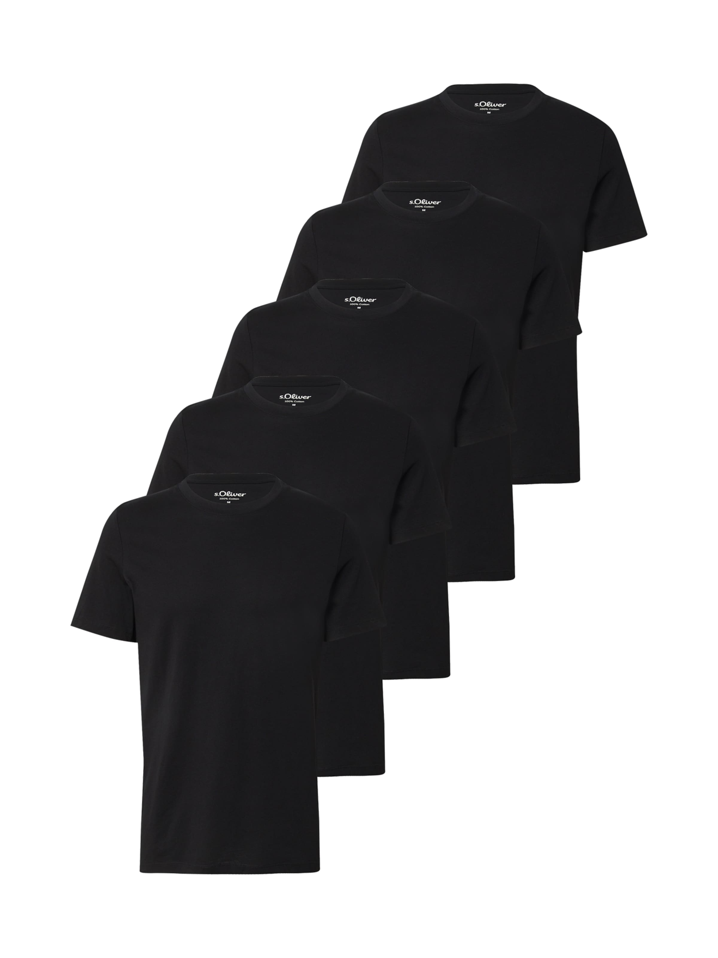 s.Oliver Shirt in Black: front