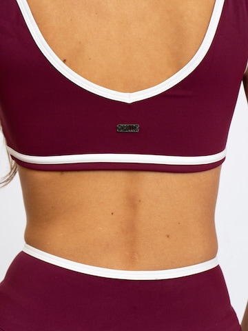 Bustino Reggiseno sportivo 'FUSE' di DRILLS Apparel in rosso