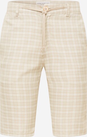 Slimfit Pantaloni chino di A Fish named Fred in beige: frontale