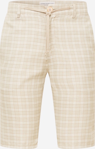 A Fish named Fred Slimfit Shorts in Beige: predná strana