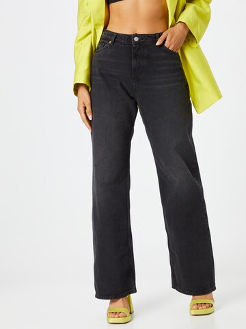 Wide Leg Jean Monki en noir : devant