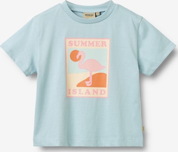 WHEAT Tričko 'Mirsa' – modrá: přední strana