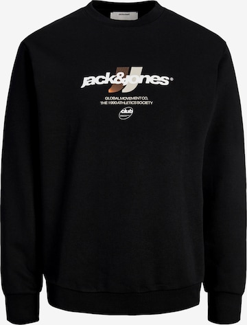 Jack & Jones Junior Sweatshirt 'JCOClub Branding' in Black: front