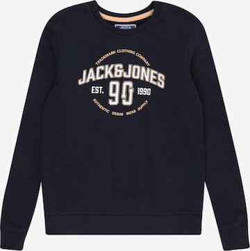 Jack & Jones Junior - Sudadera 'MINDS' en azul: frente