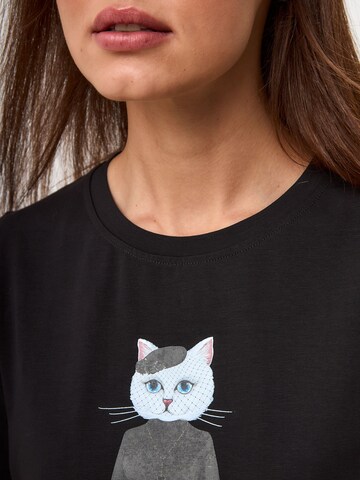 CAT by Maniita Lacitta Shirt in Zwart