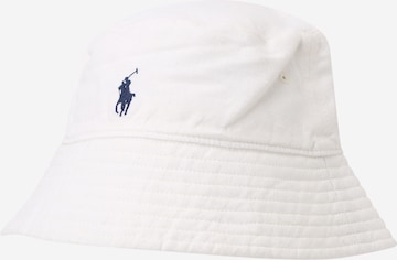 Polo Ralph Lauren Hat in White: front