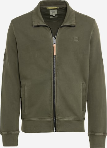 CAMEL ACTIVE Sweatjacke in Grün: front
