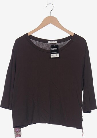 REPLAY Top & Shirt in S in Brown: front