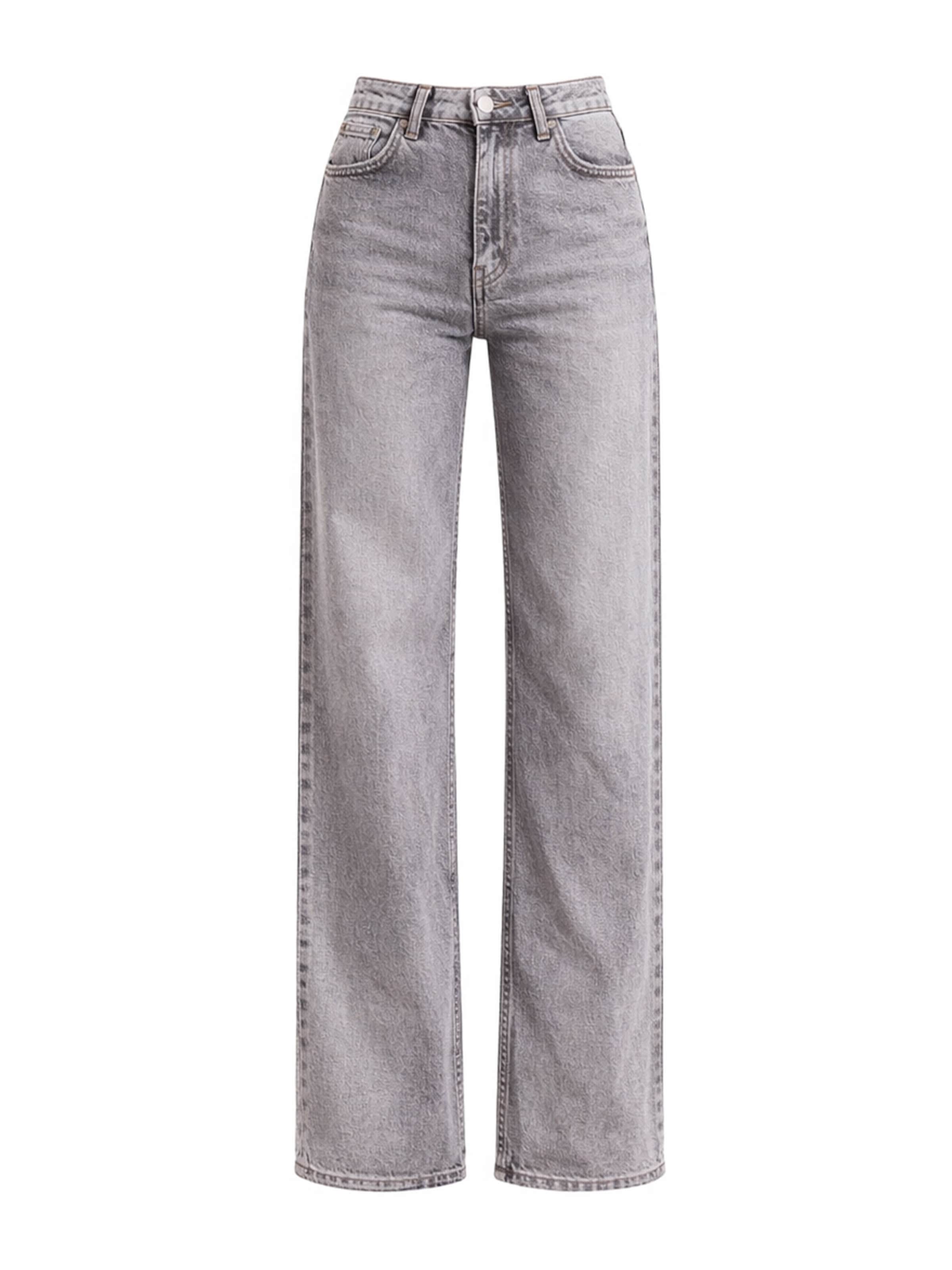IT'S BASIC Wide leg Jeans 'June Relaxed Mid Rise Jeans' in Bruin: voorkant