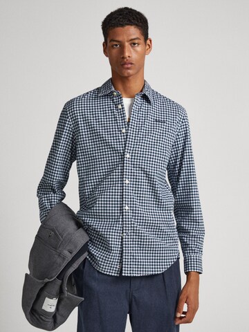 Pepe Jeans Regular Fit Hemd 'COPDOCK' in Blau: Vorderseite