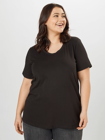 Zizzi Shirt in Black: front