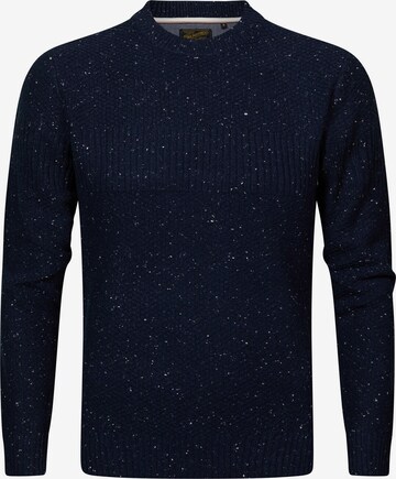 Petrol Industries Sweater in Blue: front