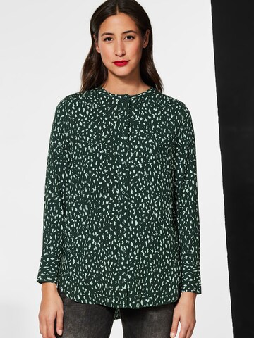 STREET ONE Blouse in Groen: voorkant