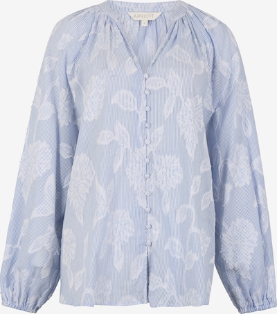Apricot Embroidered Floral Stripe Blouse ' ' in S in blau, Produktansicht