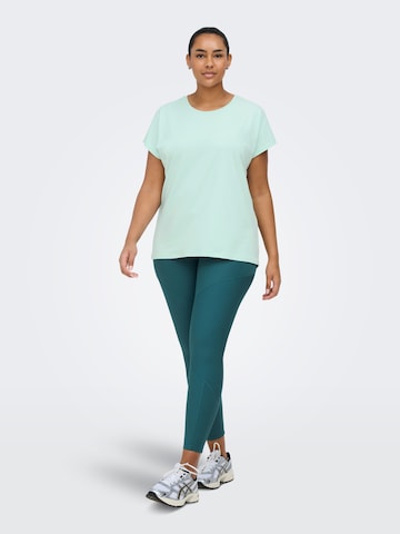 Only Play Curvy Performance shirt 'ONPAubree' in Blue