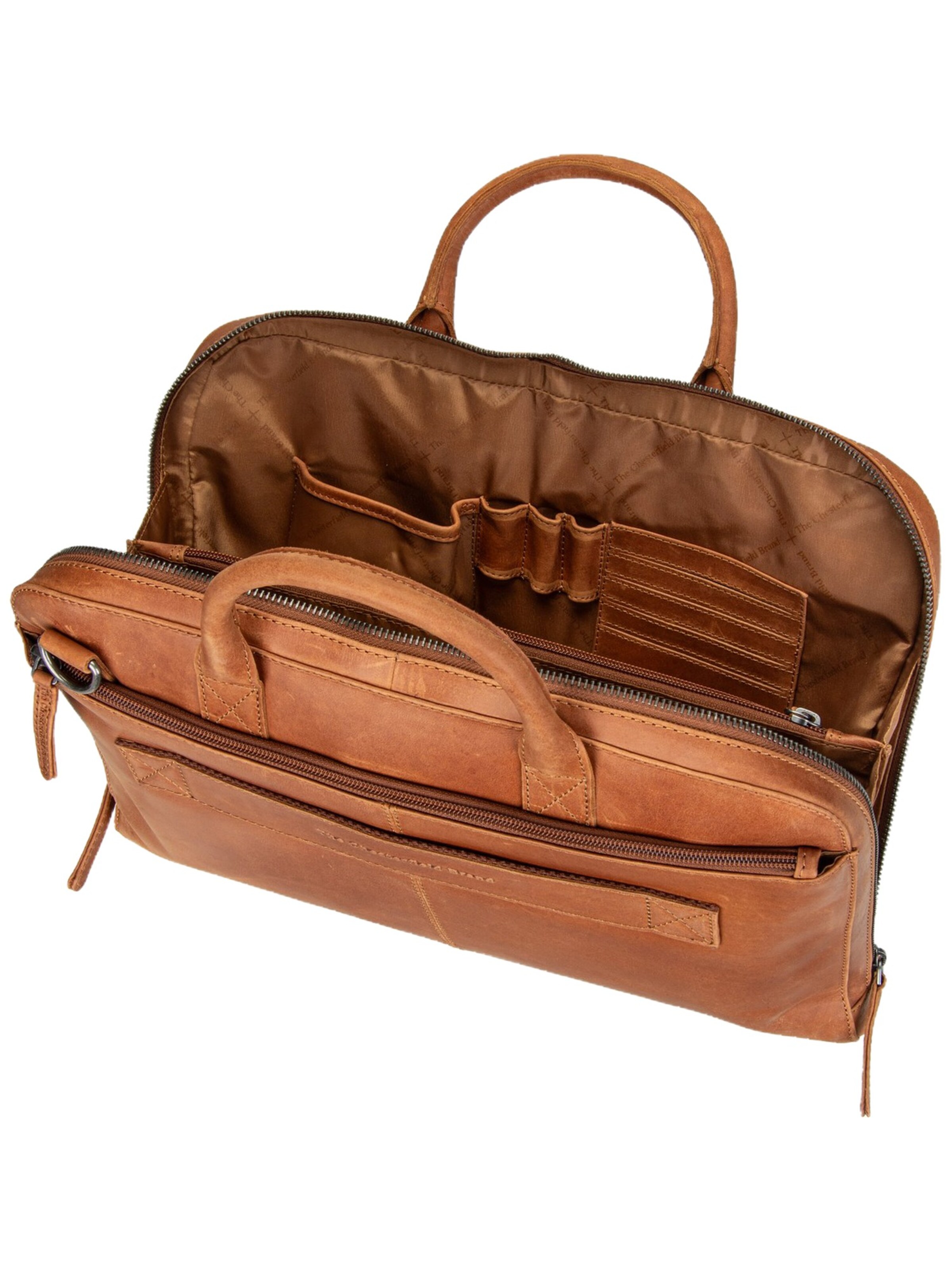 The Chesterfield Brand Document Bag ' Tilbury ' in Brown