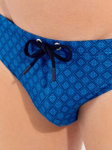 Maillot de bain ' Swim Mini Brief Hendaye ' HOM en bleu