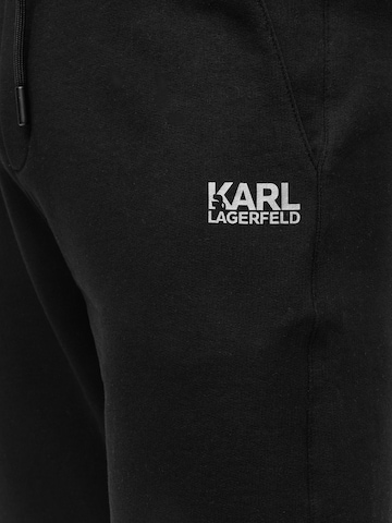 Karl Lagerfeld Regular Trousers in Black