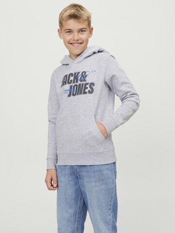 Sweat Jack & Jones Junior en gris : devant