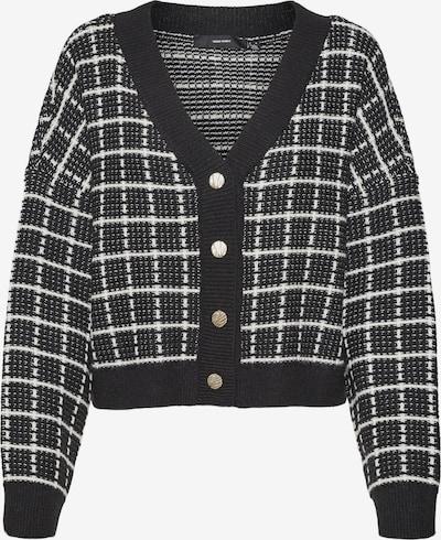 VERO MODA Casaco de malha 'VMKIA' em preto / branco, Vista do artigo