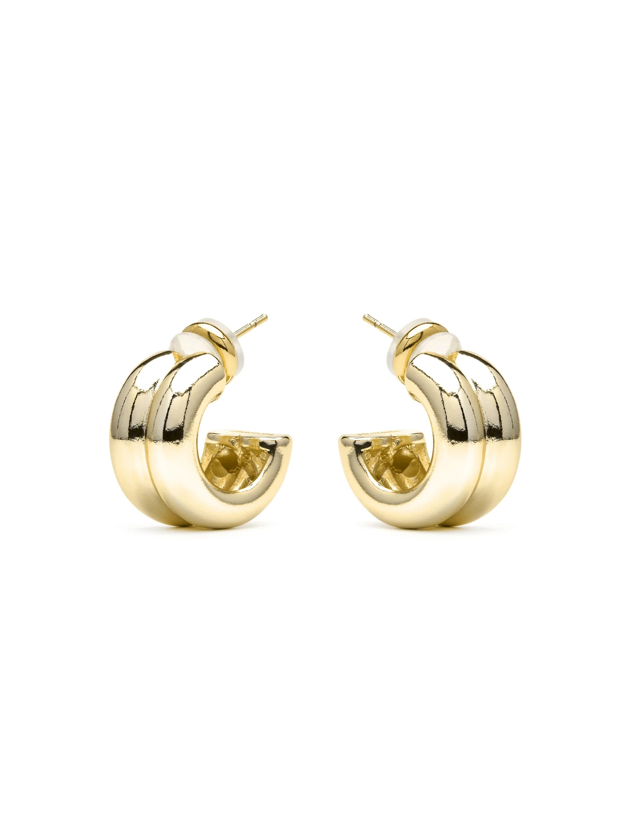 LUXBYLUX Earrings in Gold: front