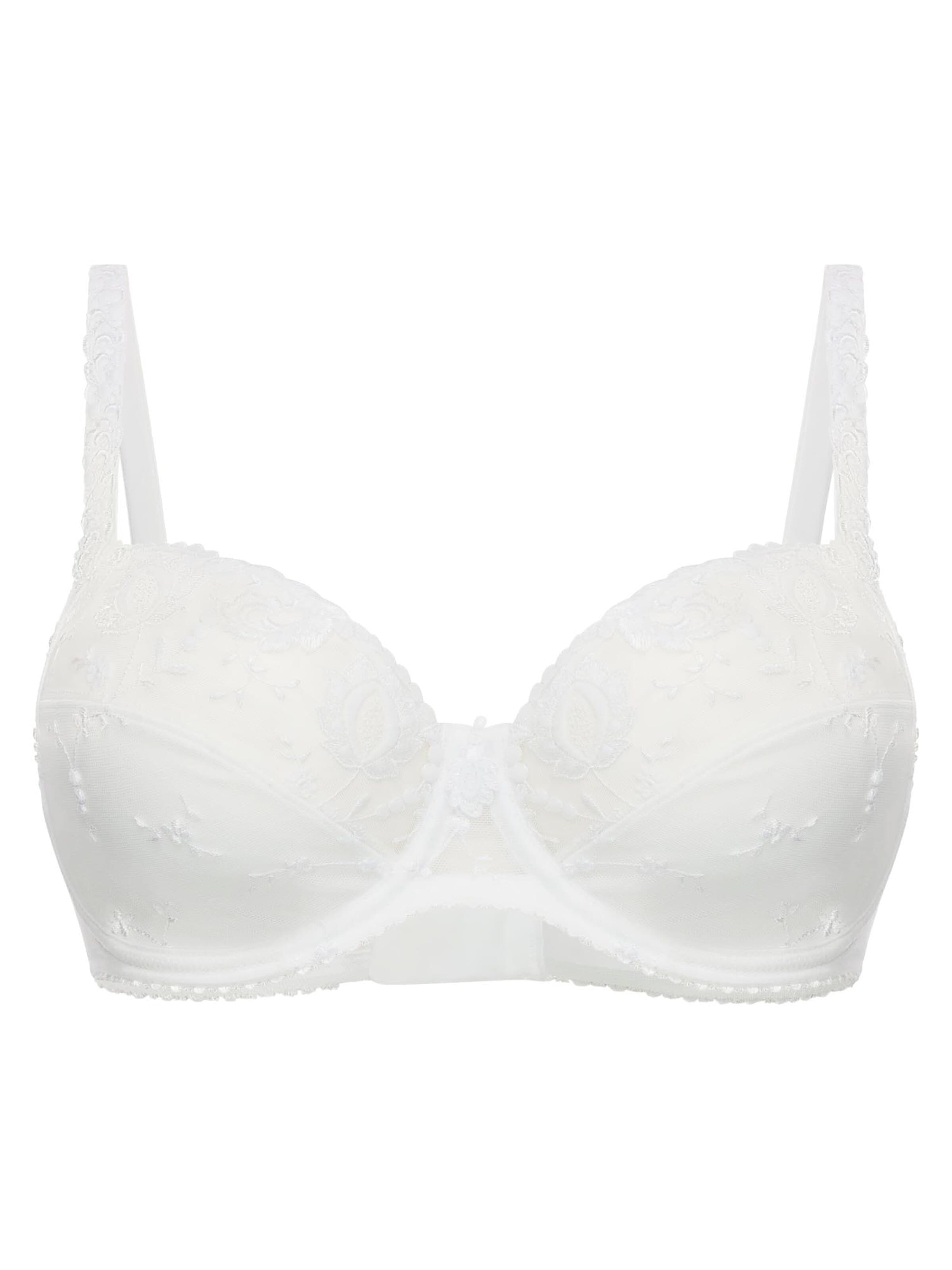 Conturelle Minimiser Bra 'Provence' in White: front