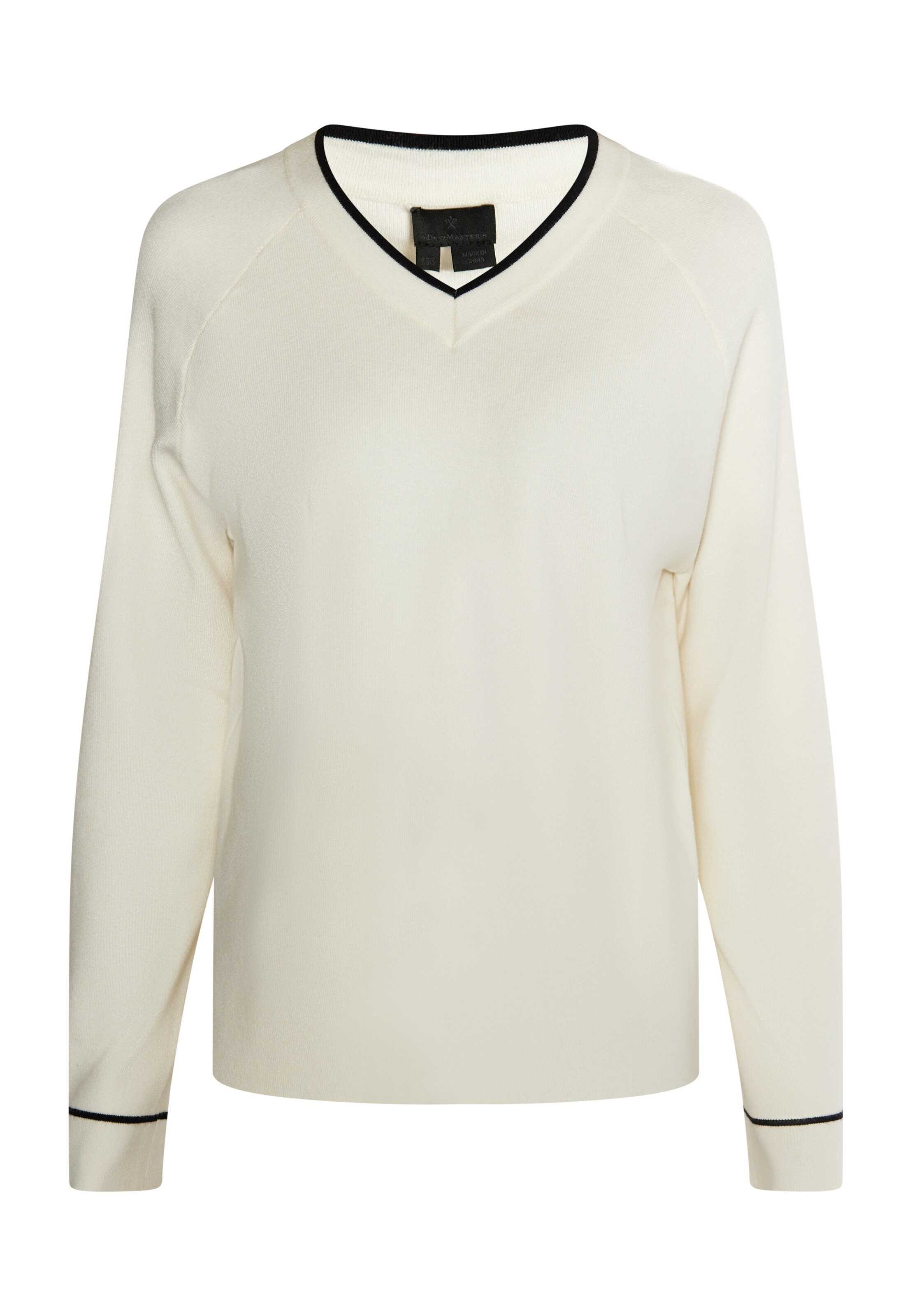 DreiMaster Klassik Trui in Wit: voorkant