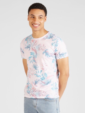 Key Largo T-shirt 'PALERMO' i rosa: framsida