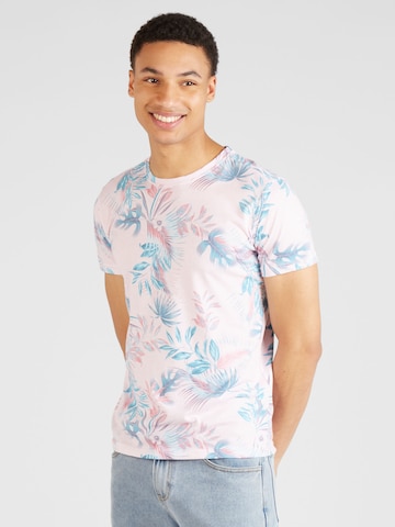 Key Largo T-Shirt 'PALERMO' in Pink: predná strana