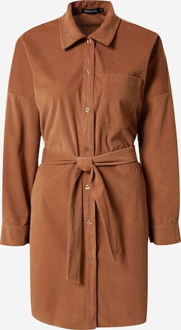 Sublevel Shirt Dress in Brown: front