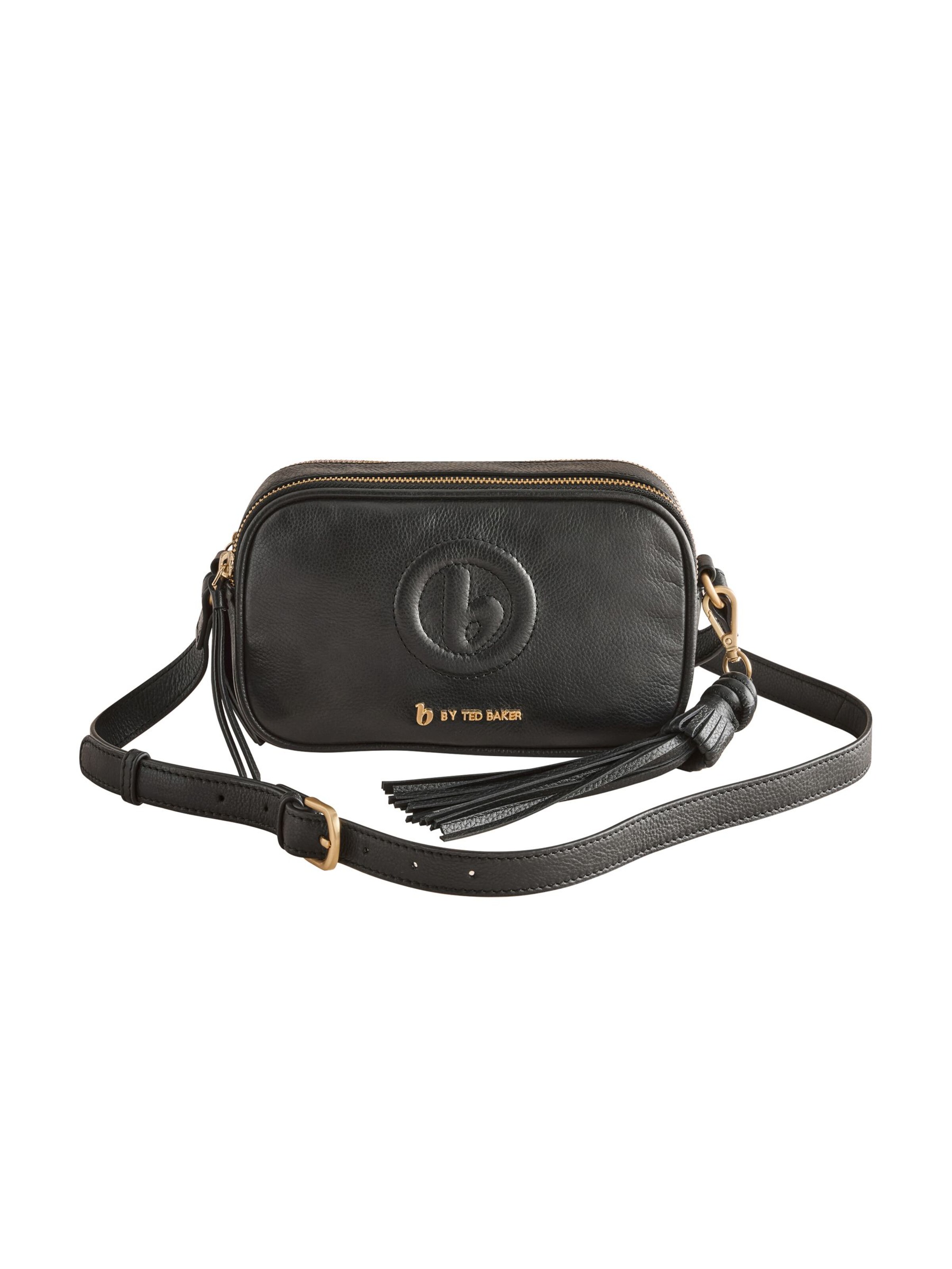 Borsa a tracolla di B by Ted Baker in nero: frontale