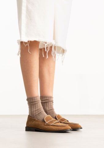 Mocassin SACHA en marron