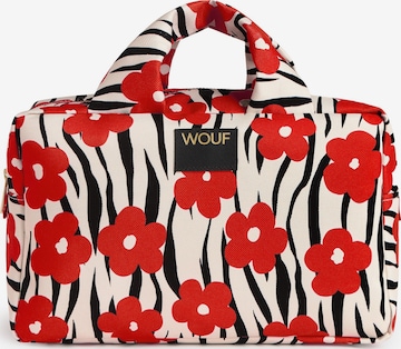 Trousses de toilette 'Daily' Wouf en rouge : devant
