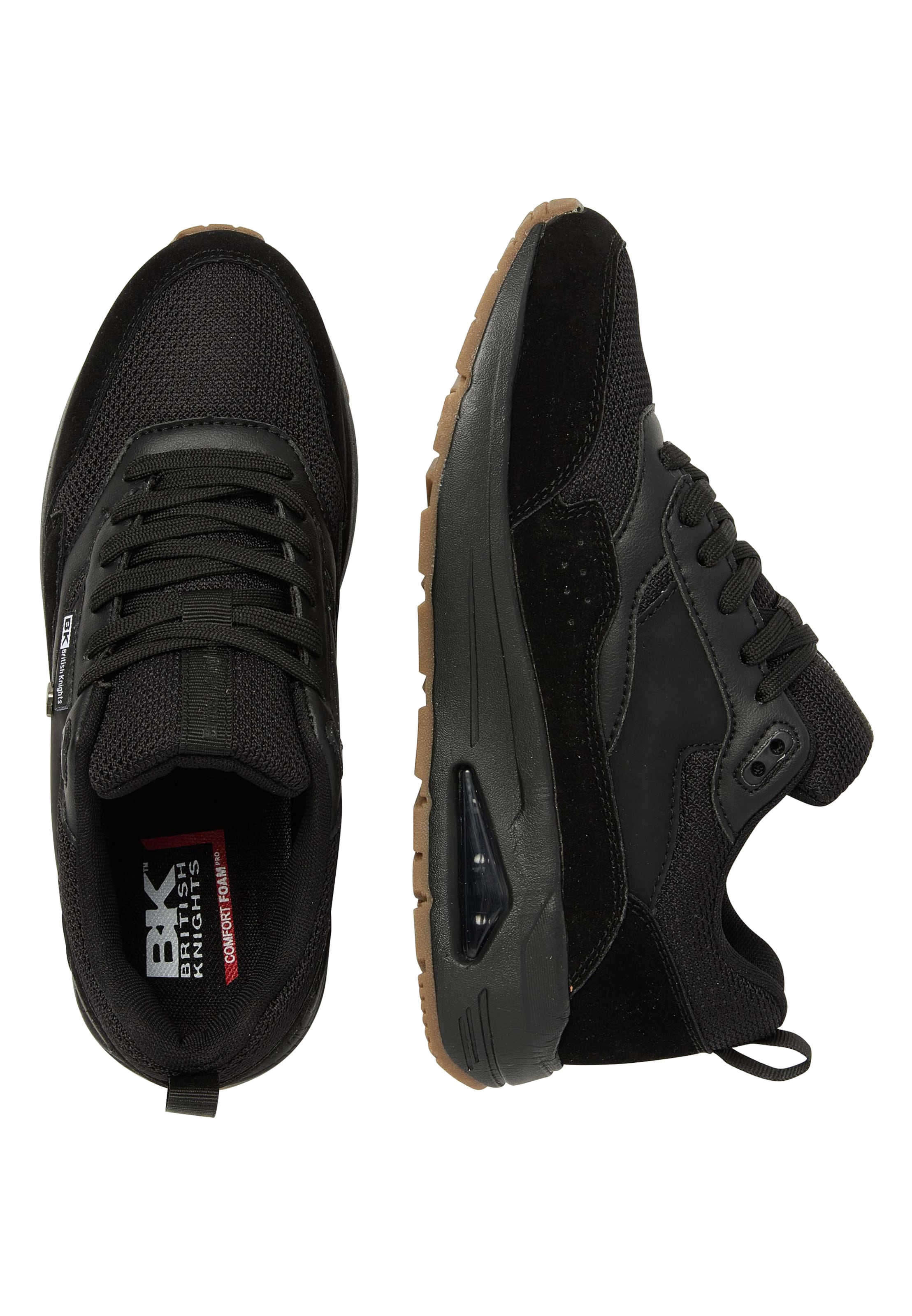BRITISH KNIGHTS Platform trainers in Black