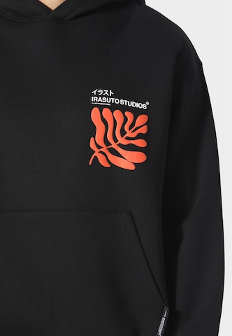 Irasuto Studios Sweatshirt 'Sumi Flow' in Black