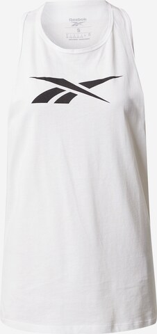Reebok Sports Top in White: front